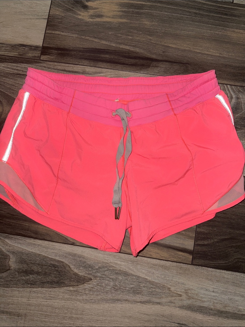 lululemon athletica Neon Pink Athletic Drawstring Shorts